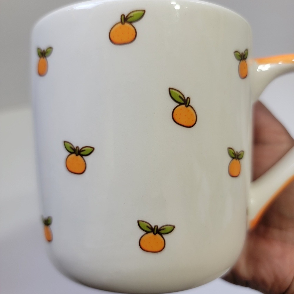 Capybara Hidden 3D Animal Ceramic Coffee Mug Oranges Fruit Pattern - Picture 9 of 10